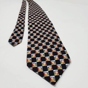 Vintage Hallmark Design Collection Holiday Traditions by MMG Santa Silk Tie